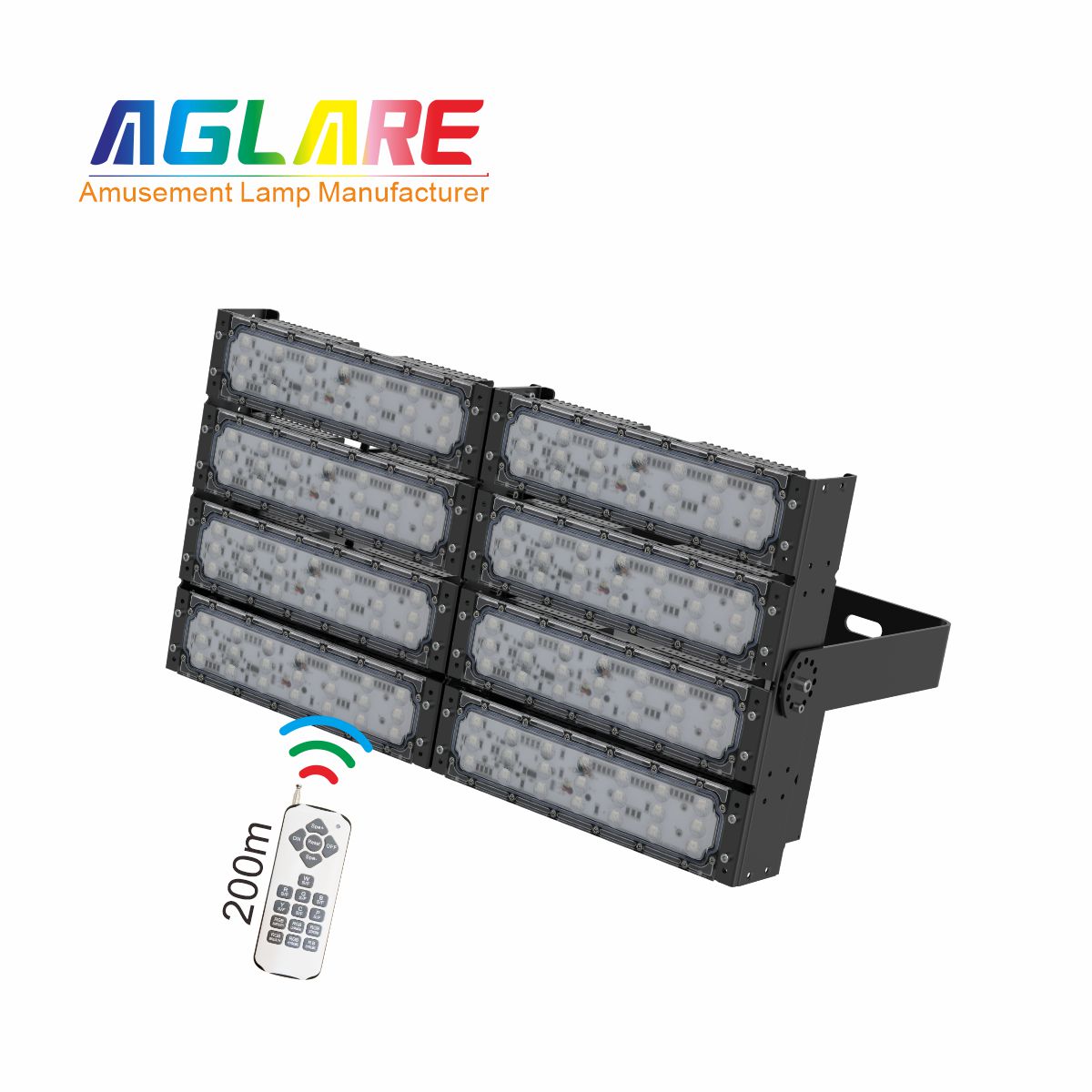 400WLED彩色投光灯泛光灯,变色户外射灯带？？？？？？？？仄